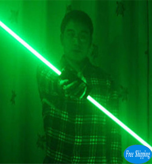 Free Shipping Green Color Hand Laser Swords For LaserMan